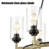 Farmhouse 6 Lights Black Wagon Wheel Pendant Light Large Round Chandelier For Dining Room